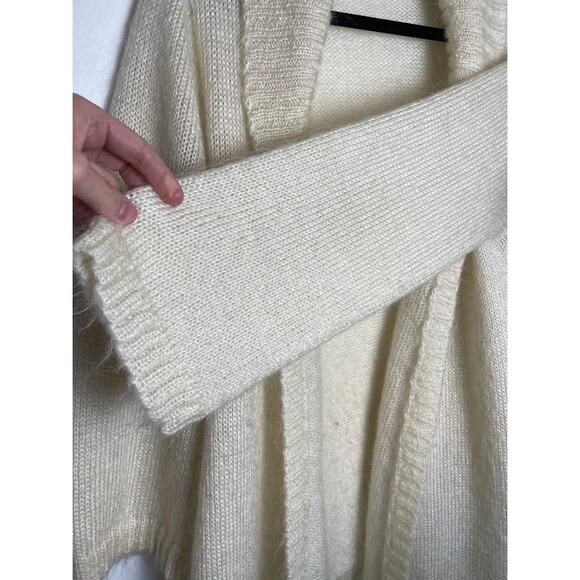 Giorgio Kauten Tricot Cardigan Sweater Womens Size 6 Cream Old Money Classic - Picture 5 of 14